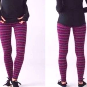 Lululemon Athletica Cyber Stripe Leggings